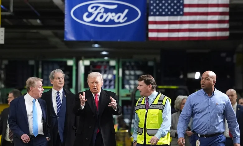 UAW condemns Trump's 'vulgar language' after Ford worker suspended for heckling incident