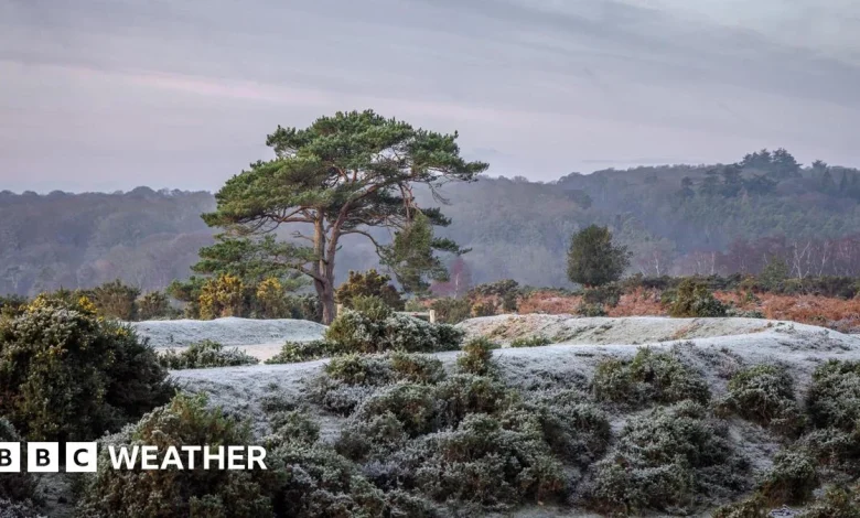 UK weather: snow and ice warnings in force as Arctic air sweeps in for new year