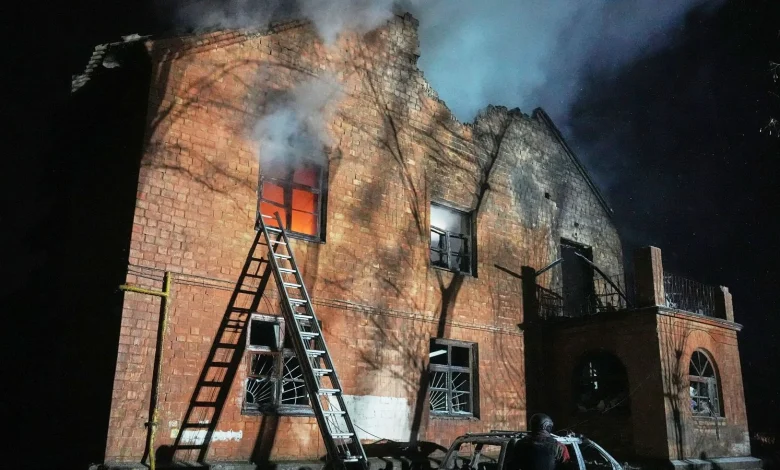 Ukraine war latest: Moscow fires hypersonic missile in major Ukraine attack - as Qatari embassy hit by drone