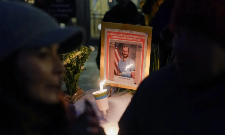 Unearthed videos show Alex Pretti scuffling with federal officers in Minneapolis days before his death