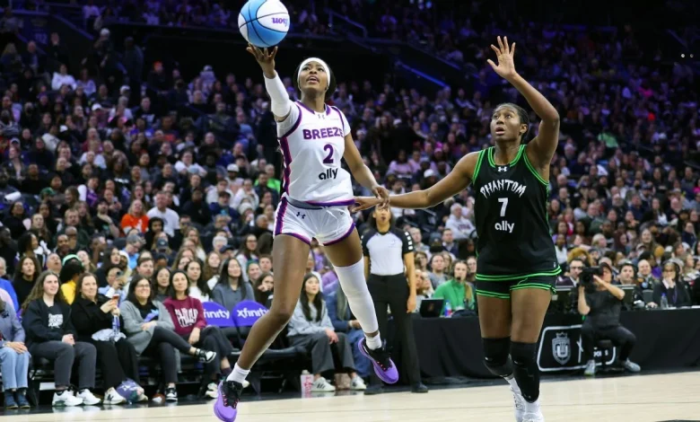 Unrivaled players rave over record crowd at Philly tour stop