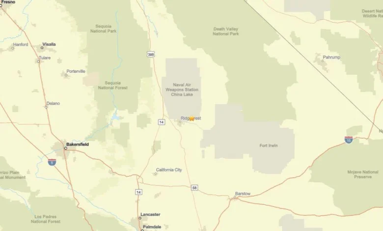 Update: Earthquake measuring 3.3 shakes area close to Ridgecrest, CA on Jan. 7