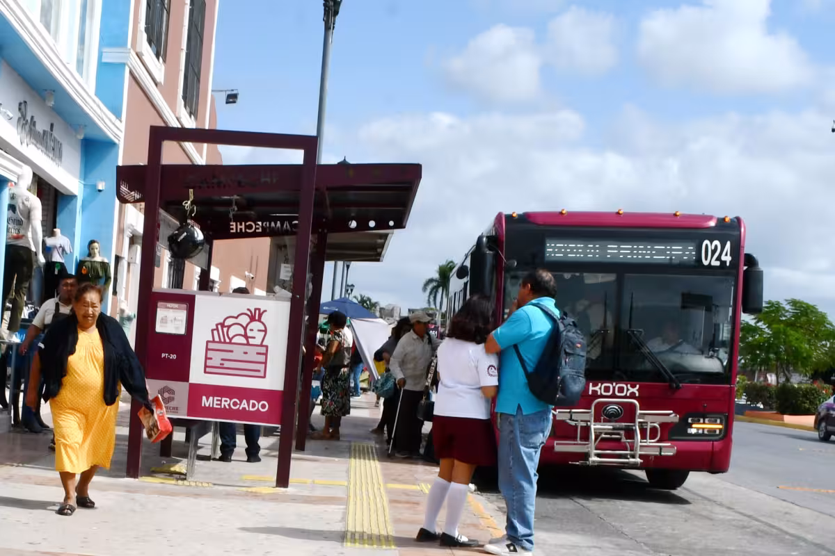 Usuarios podrán abordar el transporte Ko´ox en Campeche aun sin contar con tarjeta
