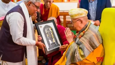 VHP General Secretary Holds Meeting with Dalai Lama in Hubballi #Gallery