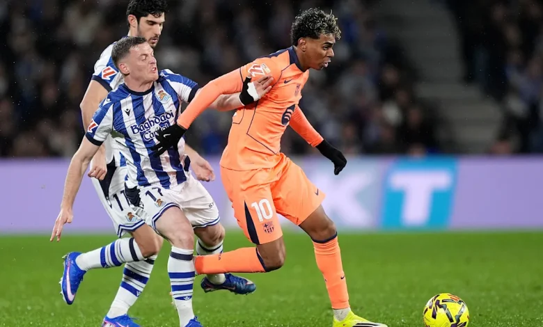 VIDEO: Barcelona's 'Houdini'! Lamine Yamal humiliates FOUR Real Sociedad defenders in dazzling dribbling sequence