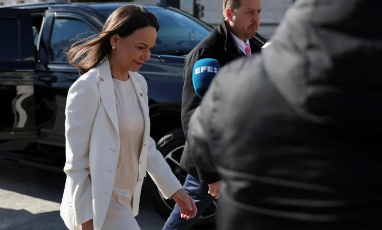 Venezuelan opposition leader María Machado visiting Trump at White House after offering to share Nobel with him