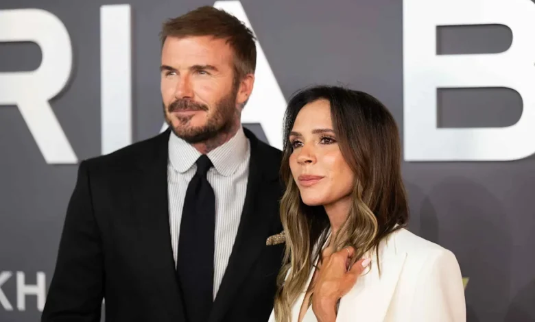 Victoria Beckham Rocks Thigh-High Slit LBD for Outing With David and Kids Harper, Romeo, and Cruz Amid Family Drama