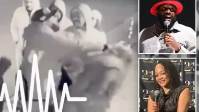 Video shows hulking stand-up comic punch woman in the face outside Hollywood comedy club