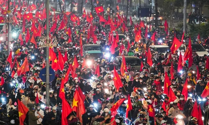 Vietnamese cities erupt in celebration as U23 squad break into Asian Cup semifinals