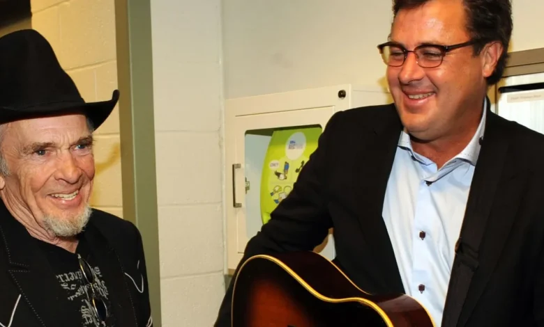 Vince Gill Reveals the Sweet Token of Friendship From Merle Haggard He’ll Sometimes Share on Stage