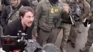 Viral video shows Michigan CEO shouting at protestors