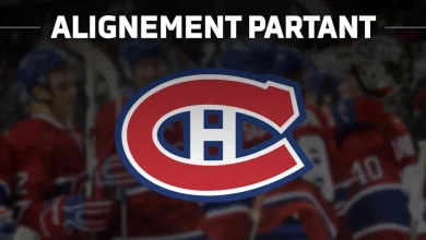 Voici l'alignement du CH ce soir face au Wild