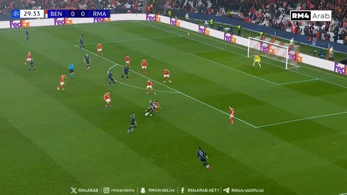 WATCH: Kylian Mbappe heads Real Madrid in front against Benfica