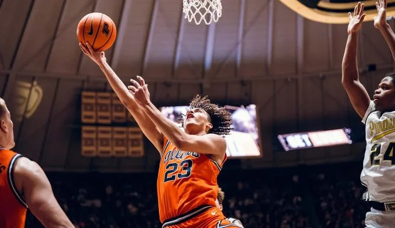 Wagler’s 46 leads #11 Illinois to 88-82 Win at #4 Purdue