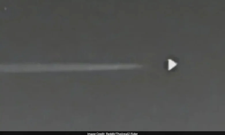 Watch: Mysterious Dorito-Shaped Aircraft Spotted Over Area 51 Military Base