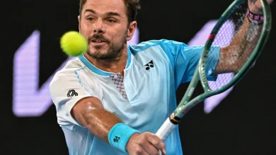 Wawrinka, 40, out in third round on fond Australian Open farewell