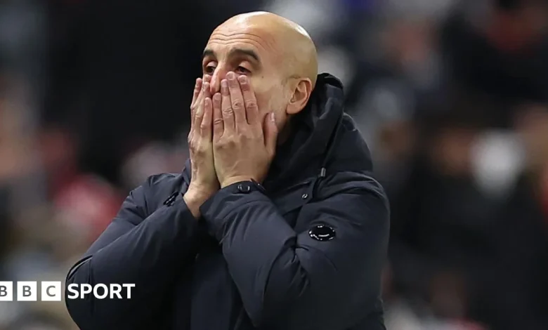 'We are not happy' - Man City fall behind Arsenal in title race