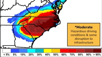 Weekend bomb cyclone forecast calls for snow. How much will fall?