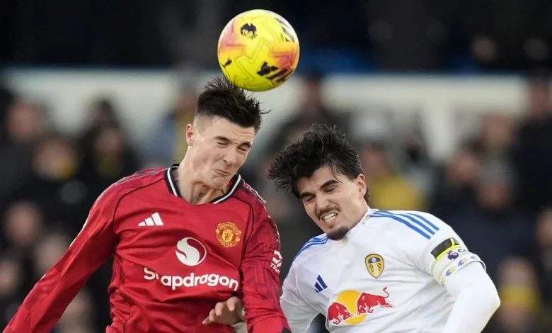 Weer gelijkspel Manchester United, invaller Zirkzee aangever bij 1-1 tegen Leeds