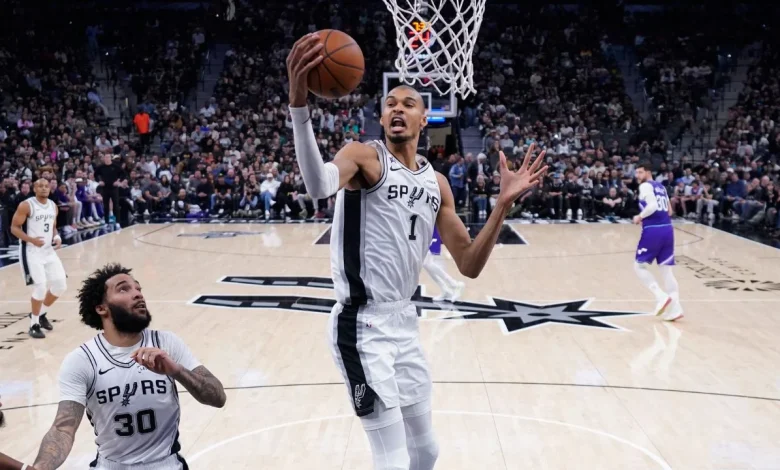 Wembanyama celebrates being named All-Star starter with win vs. Jazz