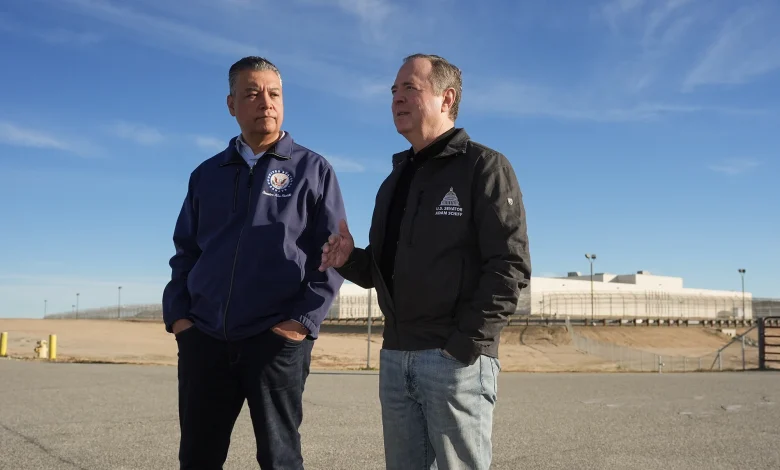 What CA Democrats Padilla, Schiff saw at new ICE detention center