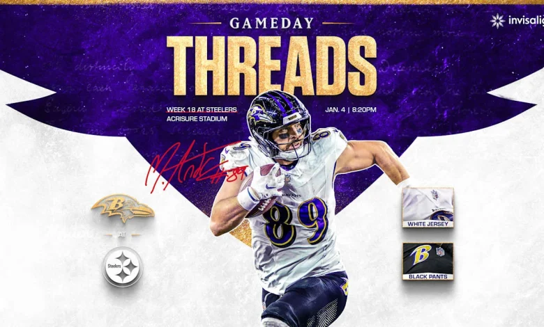 What Ravens are Wearing for AFC North Title Game vs. Steelers