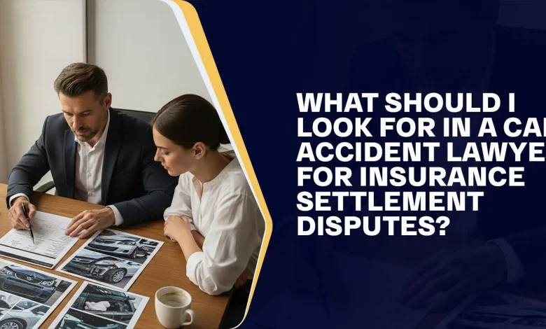 What Should I Look For In A Car Accident Lawyer For Insurance Settlement Disputes?