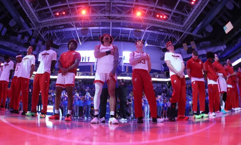 What channel is Louisville basketball game vs Virginia Tech on today?