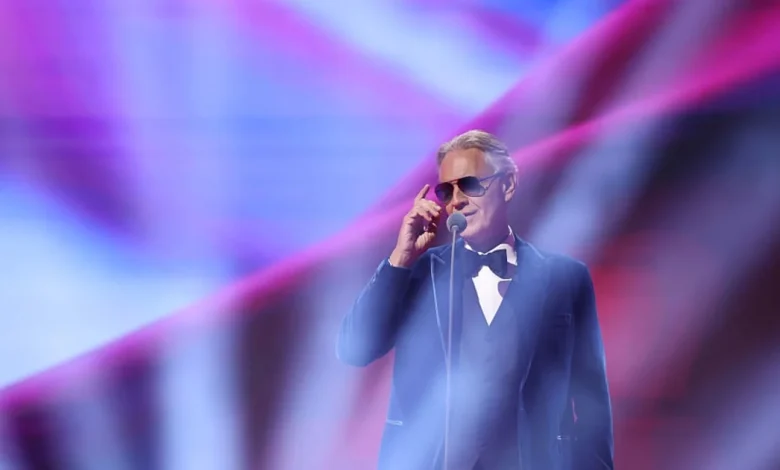 What other sporting events has the Italian star sung at?