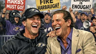 Where is Steve Bisciotti hiding and when will he appear?