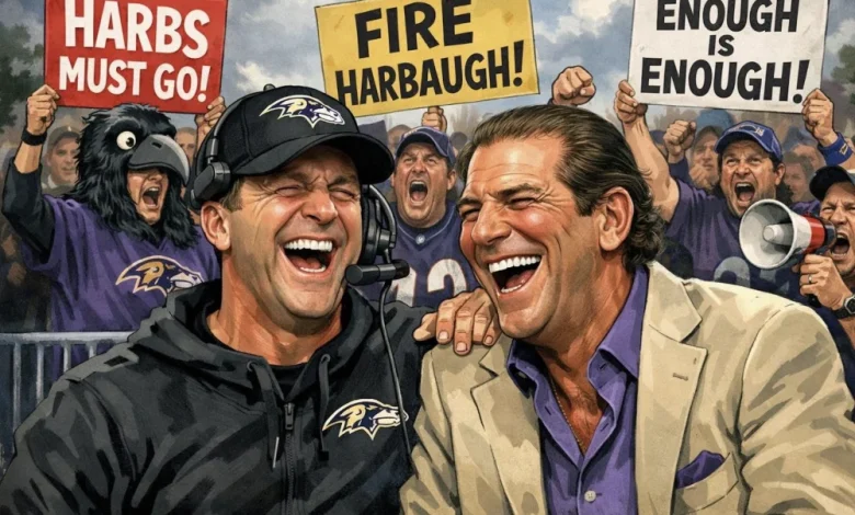 Where is Steve Bisciotti hiding and when will he appear?