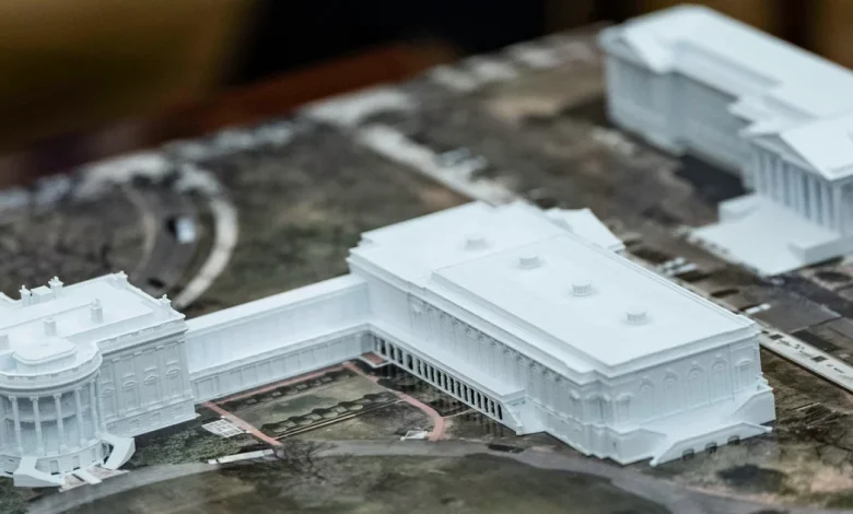 White House aiming to get final approval for Trump-backed ballroom by March