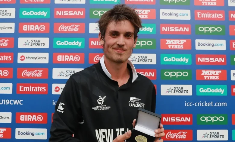 Who is Kristian Clarke, the New Zealand seamer with a List A hundred debuting in the first ODI vs India?