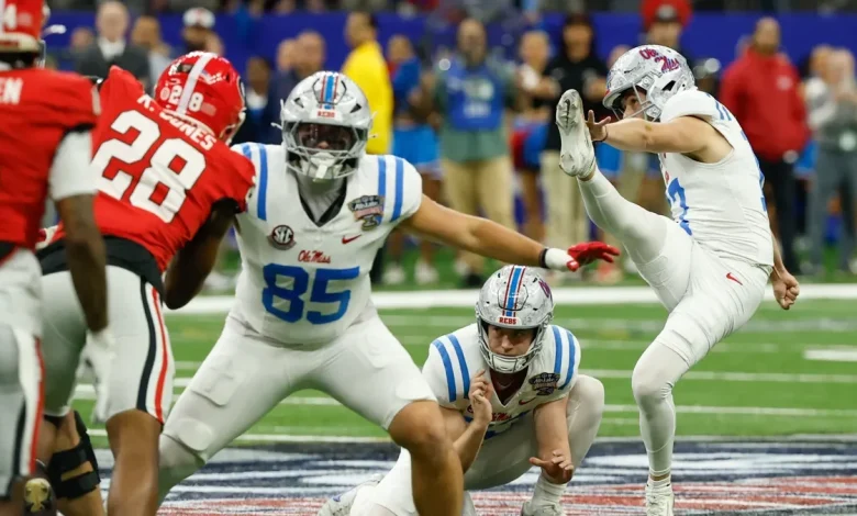 Who is Lucas Carneiro? Ole Miss kicker sets Sugar Bowl field goal record