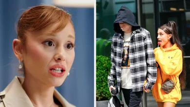 Why Ariana Grande Wore Oversized Sweatshirts, High Boots