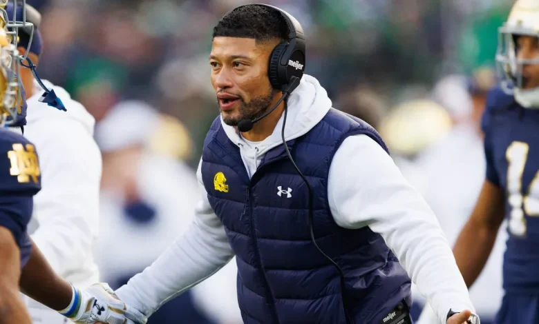 Why is Marcus Freeman on 'College GameDay'? Notre Dame coach's appearance explained