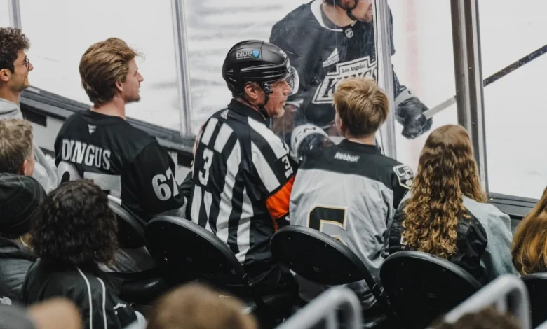 Will Ferrell dresses up as NHL referee at Kings game