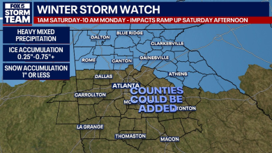 Winter Storm Watch: 'Crippling' ice, widespread power outages target North Georgia