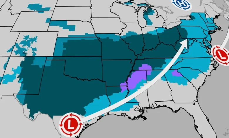 Winter Storm With 'Catastrophic' South Ice, Heavy Snow From Texas To Northeast To Affect Over 230 Million