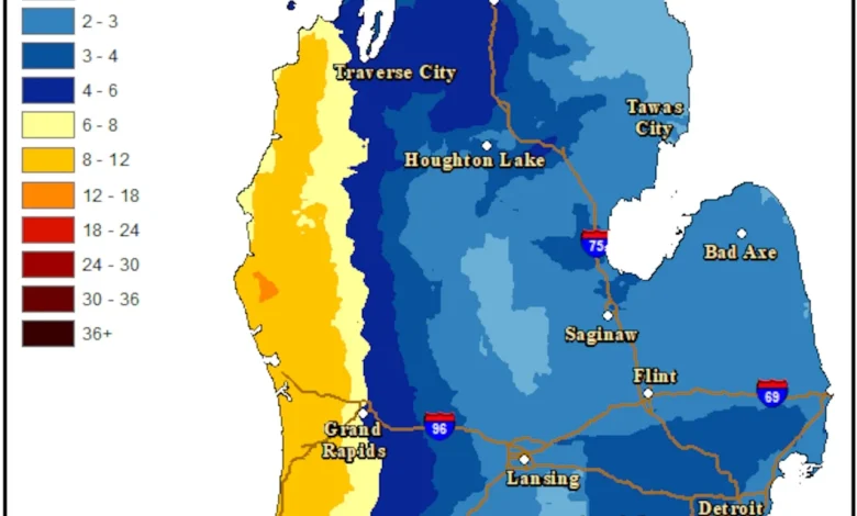 Winter Weather Advisories issued for 13 Michigan counties, up to 8 inches of snow forecast