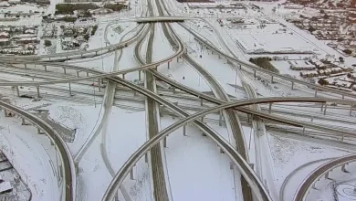 Winter storm: North Texas road conditions Monday