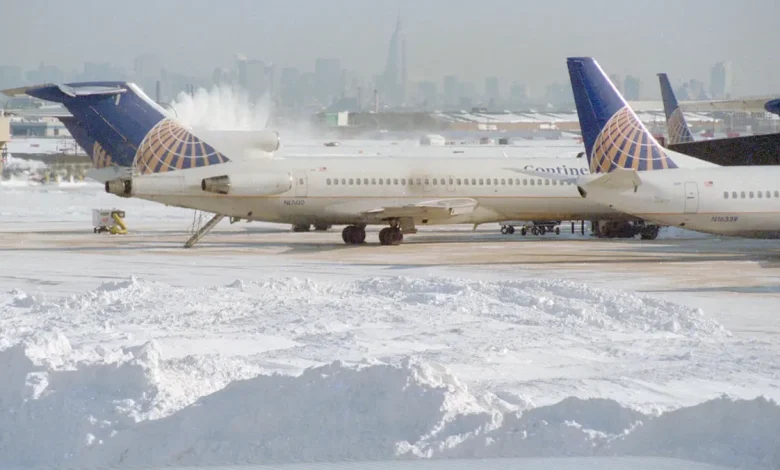 Winter storm snarls air travel across US, including Newark Airport