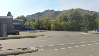 Witness reports dumpster behind Vernon Square London Drugs on fire