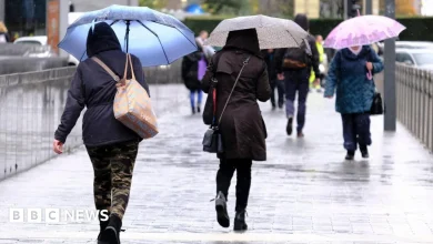 Yellow weather warning for rain issued for south east England