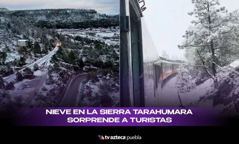 nieve en la Sierra Tarahumara Chihuahua: videos virales del invierno 2026 y paisajes blancos