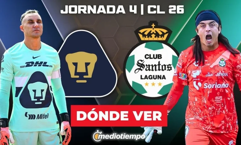 ¿A qué hora juega Pumas vs. Santos? Horario y canal EN VIVO J4