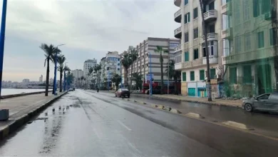 بداية ممطرة لعام 2026 في الإسكندرية (صور)