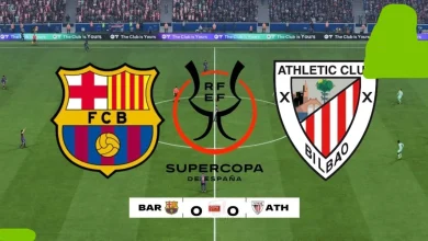 ما القنوات الناقلة لمباراة برشلونة وأتلتيك بيلباو في كأس السوبر الإسباني 2026؟ وكيف تتابعها عبر الإنترنت؟