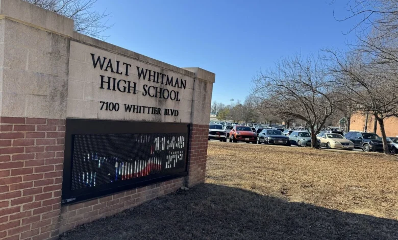 ‘Everyone’s living in fear’: Students at Bethesda high school walk out to protest ICE