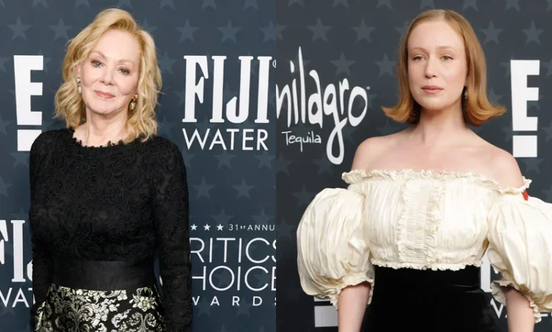 ‘Hacks’ Co-Stars Jean Smart & Hannah Einbinder Arrive for Critics Choice Awards 2026